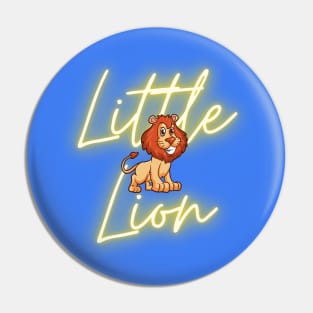 Little Lion Leo Newborn Boy Kids T-Shirt July Pin