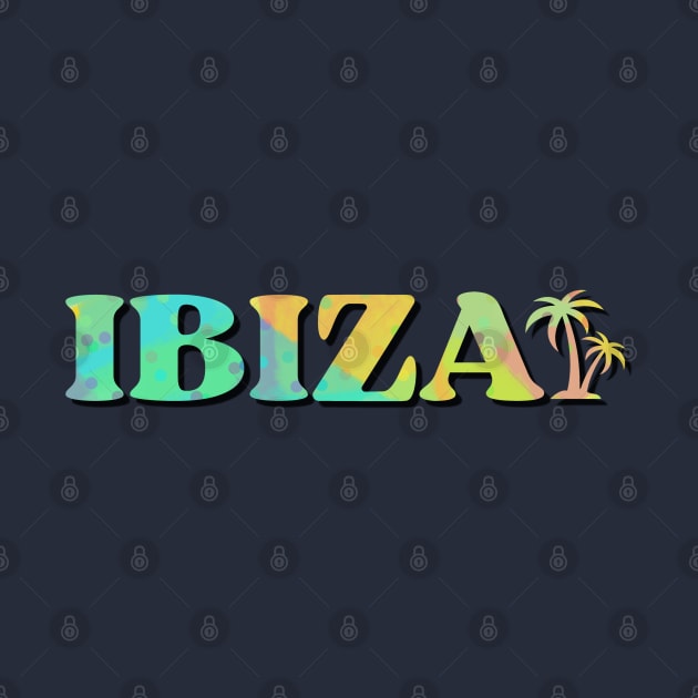 Ibiza with palm tree by Bailamor