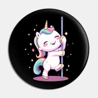 Dancer unicorn Pin