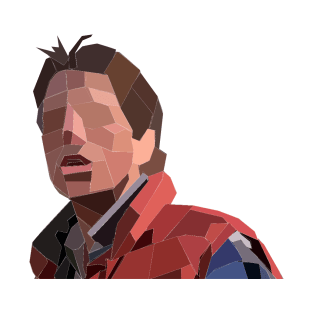 Marty McFly Polygons T-Shirt