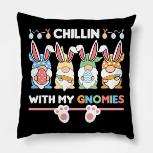 CHILLING WITH MY EASTER GNOMIES Pillow