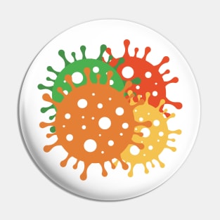 corona virus Pin