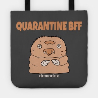 Funny quarantine BFF face bug Tote