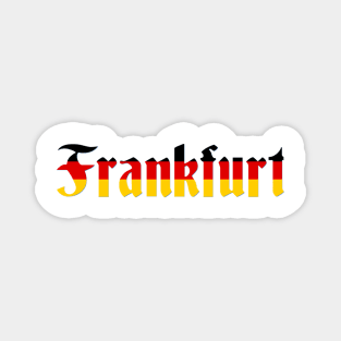 Most Beautiful Town of FRANFURT Magnet