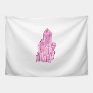 Rose Quartz Watercolor Tapestry