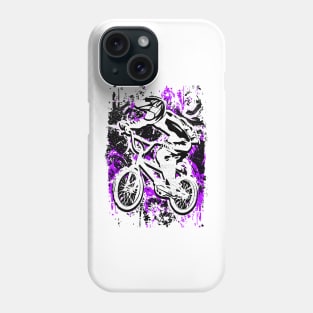 Purple Bmx Apparel | Bmx Bike Gray Phone Case