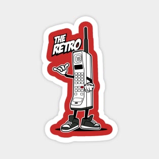 RETRO HANDPHONE CARTOON Magnet