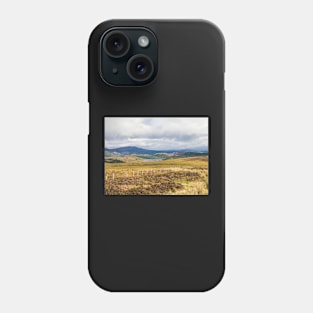 View on Great Glen or Glen More in the Scottish Highland near Loch Ness Phone Case