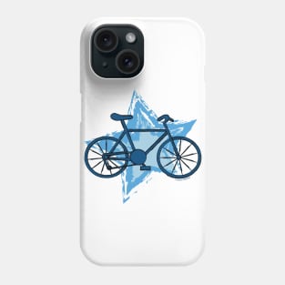 Blue Bike Star Phone Case