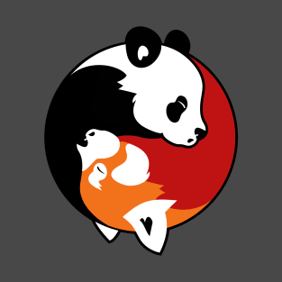 Yin Yang Pandas T-Shirt