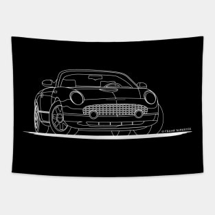 2002-2005 Ford Thunderbird Black Front Tapestry