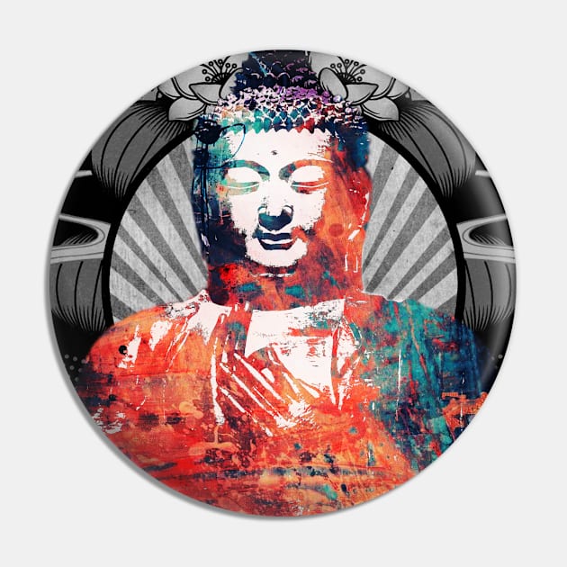Patina Buddha Pin by L'Appel du Vide Designs by Danielle Canonico