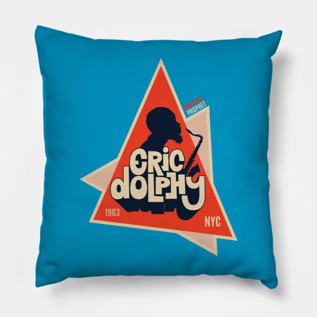 Eric Dolphy Musical Prophet Tribute Shirt Pillow by Boogosh