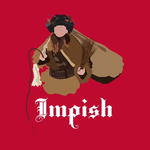 Dwight Schrute Impish Belsnickel Art – The Office (white text) by Design Garden