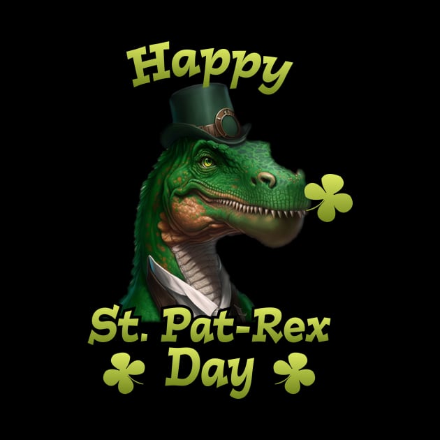 Cool St. Patrick's Day Dinosaur Happy St. Pa T-Rex Day by star trek fanart and more