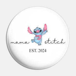 Mama Stitch Est 2024 Pin