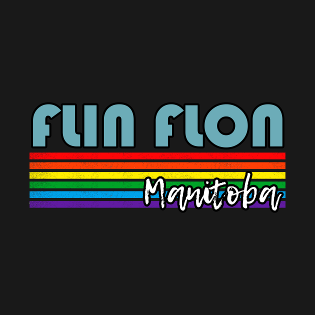 Flin Flon Manitoba Pride Shirt Flin Flon LGBT Gift LGBTQ Supporter Tee