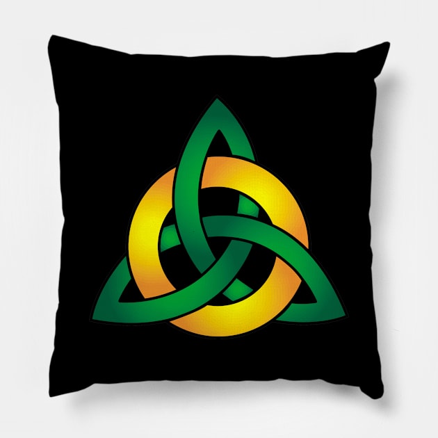 Trinity Knot Pillow by OrneryDevilDesign