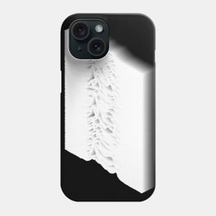 3D Unknown Pleasures Inspired Graphic Design Artwork Phone Case