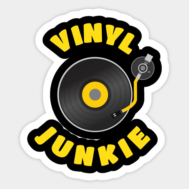 Vinyl Junkie Old School Record Player T Shirt Vinyl Junkie Old School Record Player Sticker Teepublic