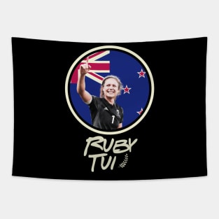 Ruby Tui, New Zealand rugby icon Tapestry