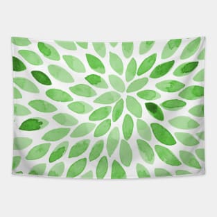 Watercolor brush strokes - green Tapestry