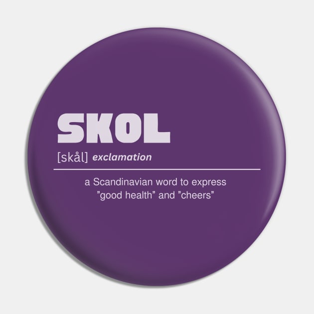 SKOL Vikings Pin by SiebergGiftsLLC