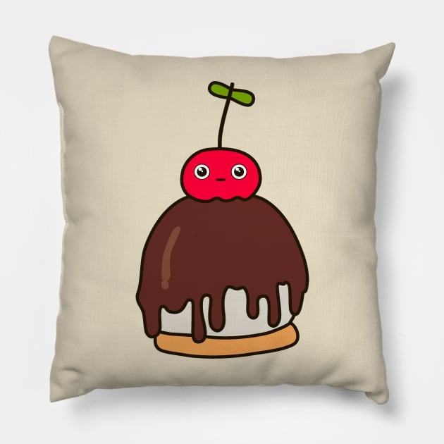 The cherry on the cake Pillow by art\kasha