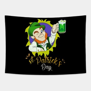 get beer happy st patricks day Tapestry