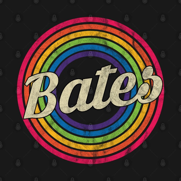 Bates - Retro Rainbow Faded-Style by MaydenArt