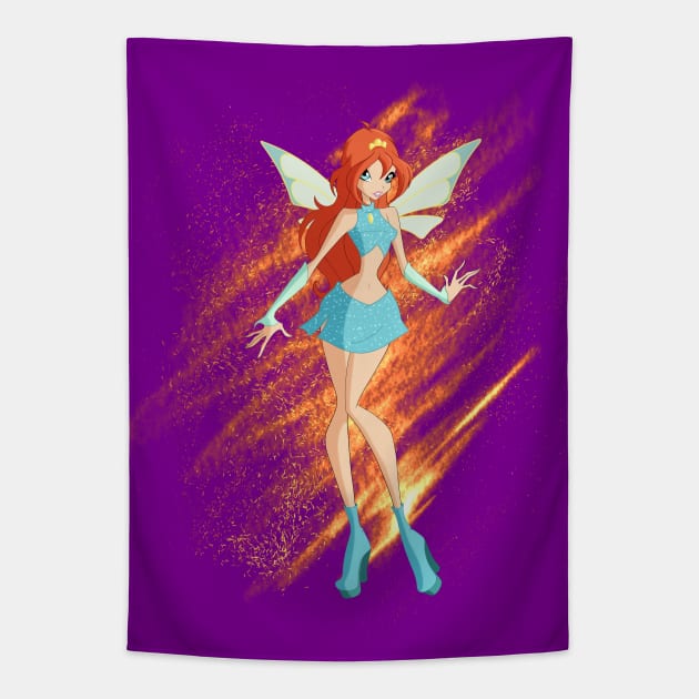 Winx Club - Bloom Tapestry by Nykos