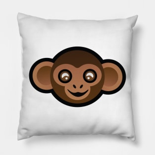Monkey on Yellow Pillow