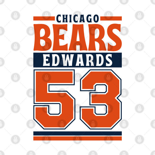 Chicago Bears Edwards 53 American Football Edition 3 by Astronaut.co