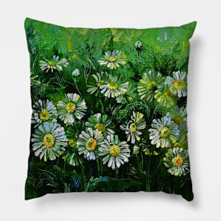 Chamomile Meadow (A Summer Joy) Pillow