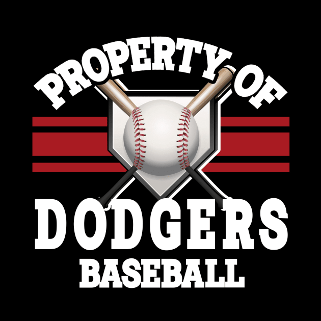 Proud Name Dodgers Graphic Property Vintage Baseball by WholesomeFood