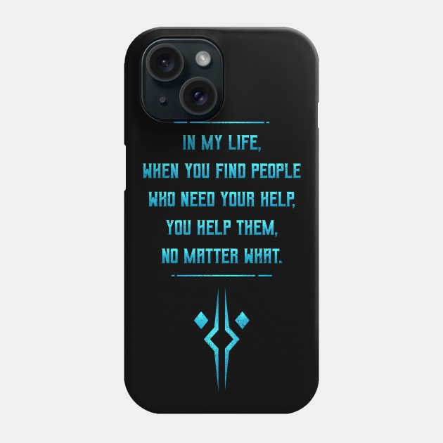 Rebel Quote v2 Phone Case by VanHand