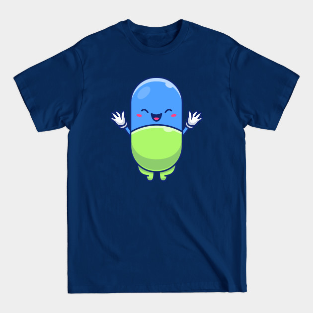 Discover Cute Pill Cartoon - Pill - T-Shirt