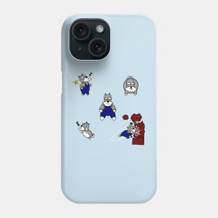 Peril Pup - The Mini Schnauzer Superhero! Phone Case