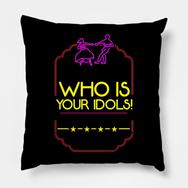 Dancing Idols Pillow by Native Culture