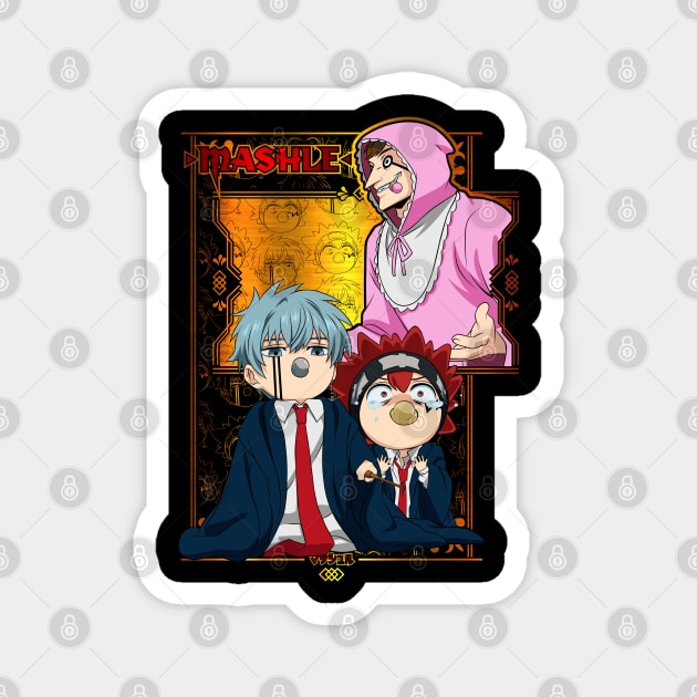 Mashle Magic and Muscles Anime Art Magnet by Otaku Vibes