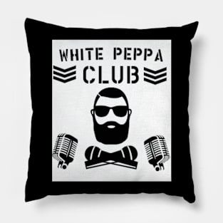 White Peppa Club Pillow