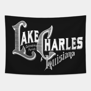 Vintage Lake Charles, LA Tapestry