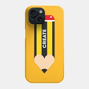 I love create. Tshirt for designers Phone Case