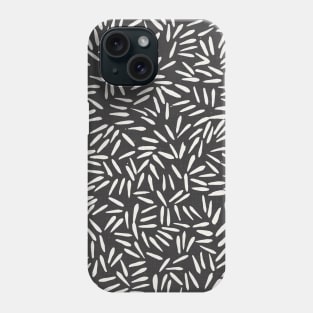 Minimalist Texture on Charcoal Phone Case