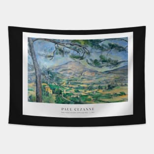 Mont Sainte-Victoire with Large Pine Poster Tapestry