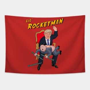 Rocketman Lil Kim Jong Un Tapestry