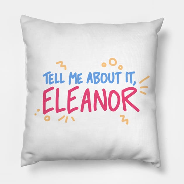 Tell Me About It, Eleanor Pillow by samandfuzzy