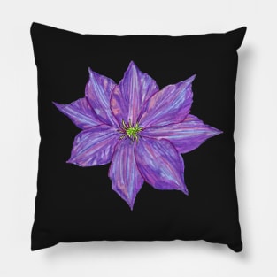 Violet Flower - Marker Illustration Pillow