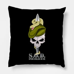 Stormtroopers of Death Speak English or Die Pillow