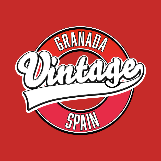 Granada spain retro style logo by nickemporium1